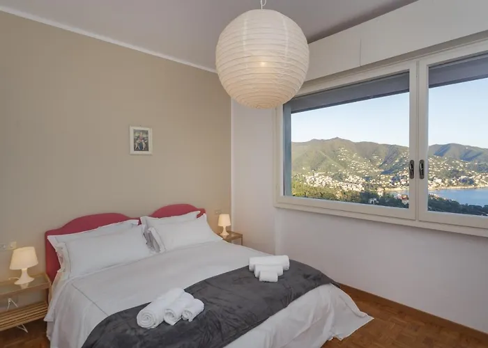 Lejlighed Casa Linda Vista Da Sogno, Piscina E Tennis Rapallo